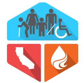 Disability disaster access logo